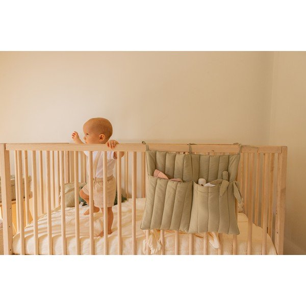 Vreckár na detskú postieľku 40 cm Benjamin Olive – Lorena Canals-image-1