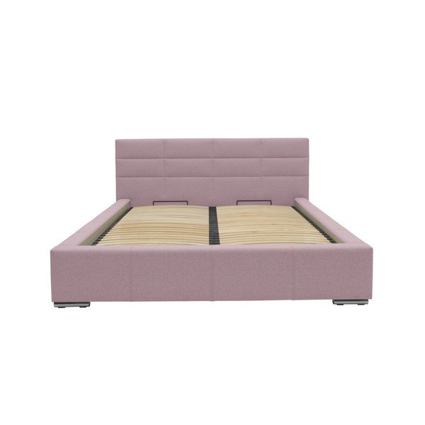 Svetloružová dvojlôžková posteľ Mazzini Beds Reve, 140 × 200 cm-image-4