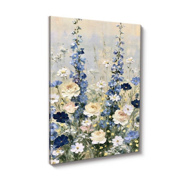Tlačený obraz na plátne 60x80 cm Blue Meadow – Styler-image-3