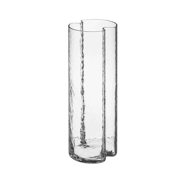 Sklenená ručne vyrobená váza (výška  24 cm) Tubu – noo.ma