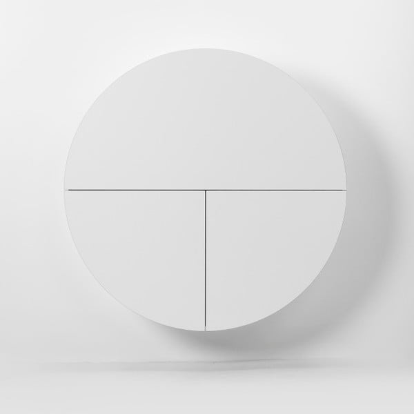 Biely multifunkčný nástenný stôl EMKO Pill-image-4