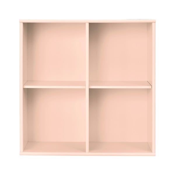 Svetloružová závesná knižnica 70x70x27 cm Mistral – Hammel Furniture