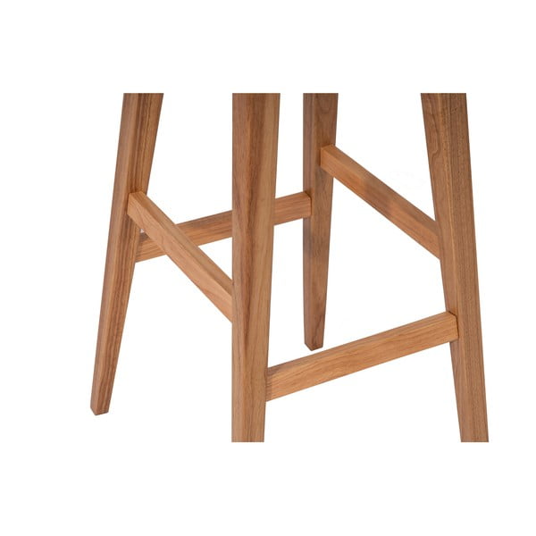 Barová stolička z kaučukového dreva v prírodnej farbe (výška sedadla 75 cm) Club – Bonami Essentials-image-2