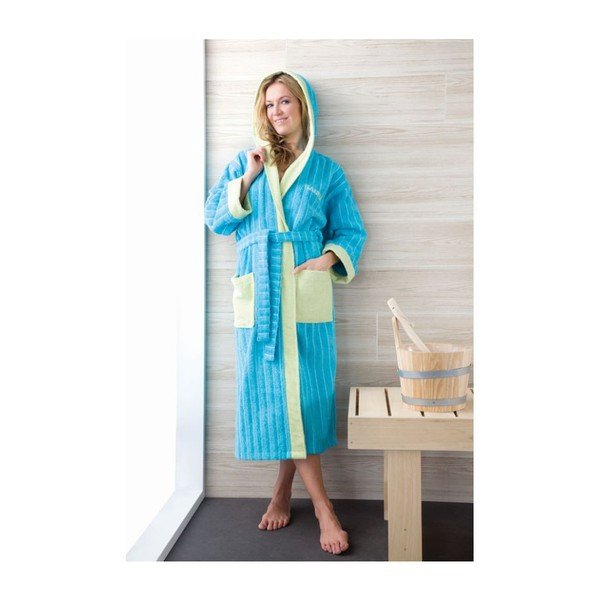 Dámsky župan Dressing Turquoise L-image-1