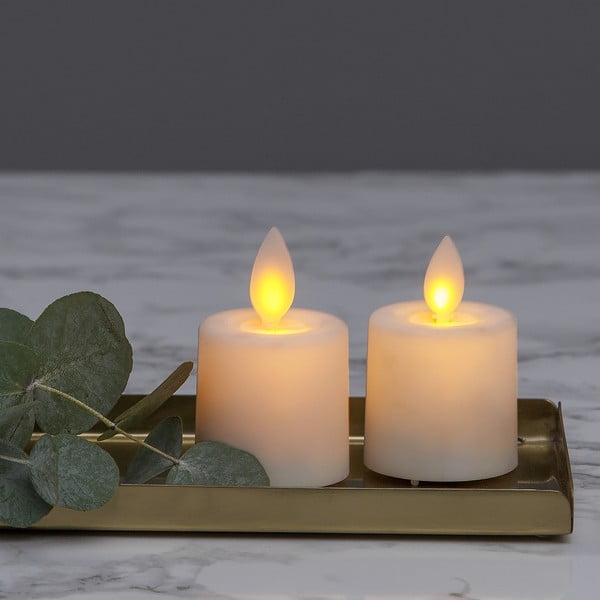 LED sviečky v súprave 2 ks (výška  6 cm) M-Twinkle – Star Trading-image-1