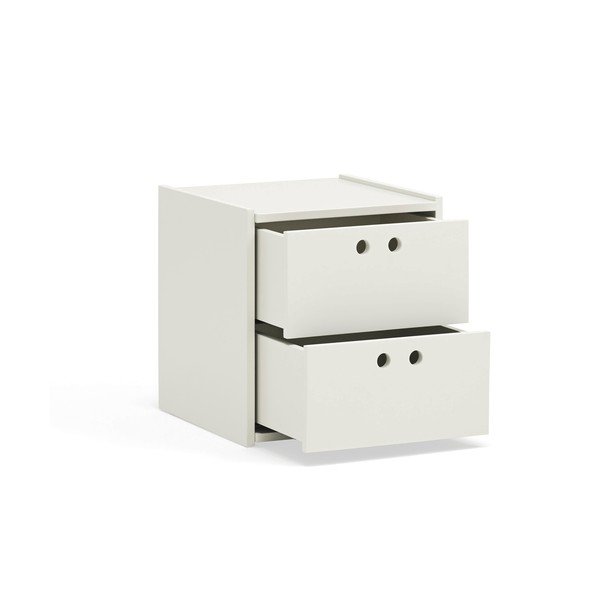 Krémovobiely nočný stolík Wally – Teulat-image-2