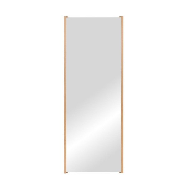 Nástenné zrkadlo s dreveným rámom 60x160 cm Lun – noo.ma