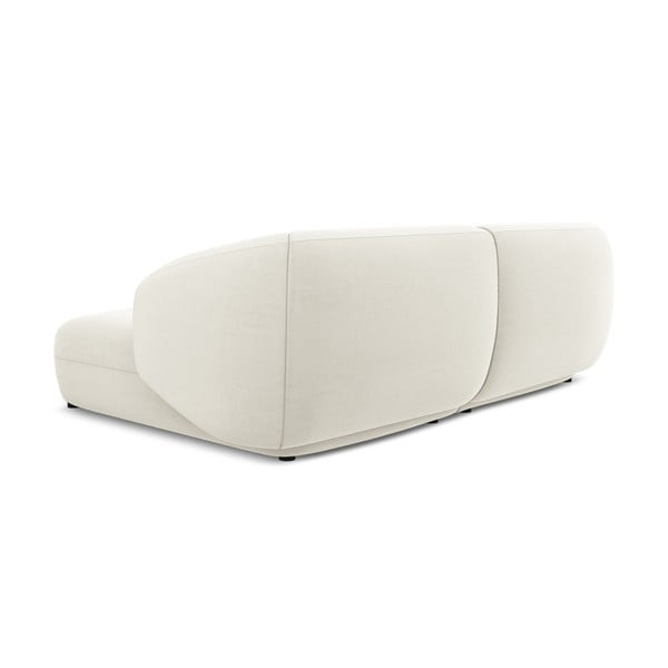 Biela zamatová rohová pohovka (pravý roh) Moana – Makamii-image-4