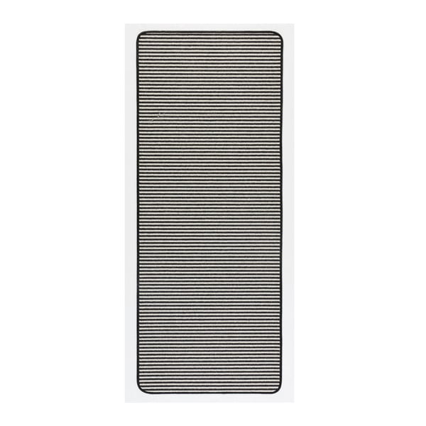 Koberec Stripes Dark Grey, 80 x 200 cm