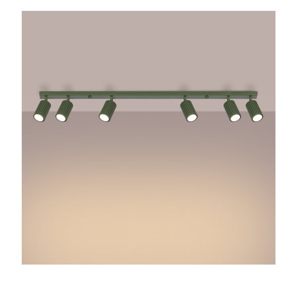 Zelené bodové svietidlo 6,5x117 cm Gleam – Sollux-image-3