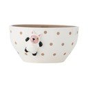 Biela/hnedá kameninová detská miska ø 14 cm Dolly – Bloomingville Mini