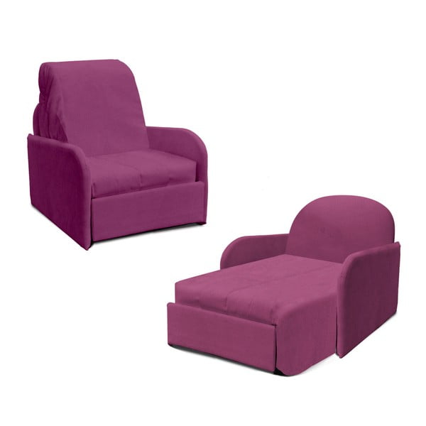 Fialové rozkladacie kreslo 13Casa Paul-image-2