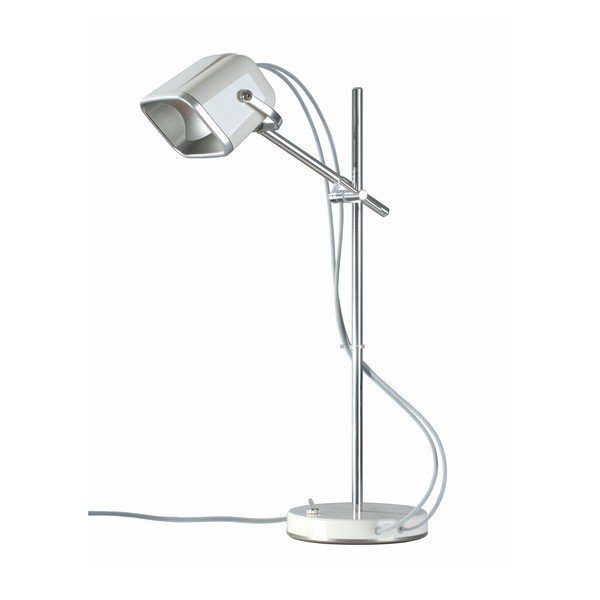Biela stolová lampa Mob