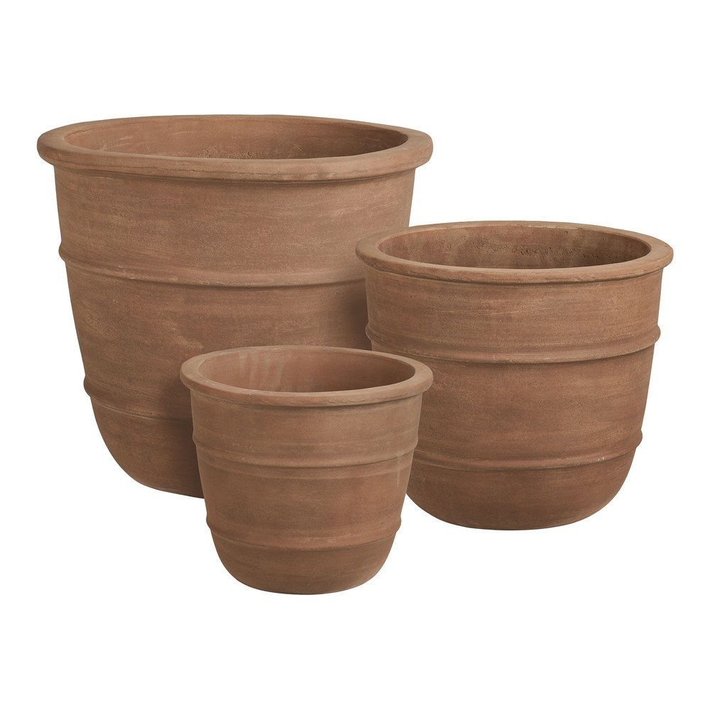 Terakotové kvetináče v súprave 3 ks ø 48 cm Kragholm – House Nordic