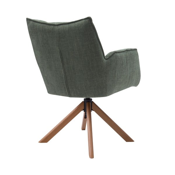 Zelené čalúnené jedálenské kreslá v súprave 2 ks Marilla – Unique Furniture-image-3