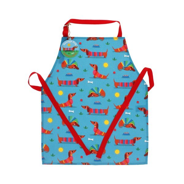 Bavlnená detská zástera Sunny Sausage Dog – Rex London-image-3