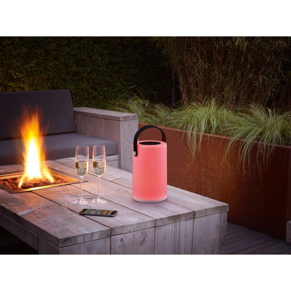 LED solárne vonkajšie svietidlo (výška 21 cm) Garcia – Trio-image-1