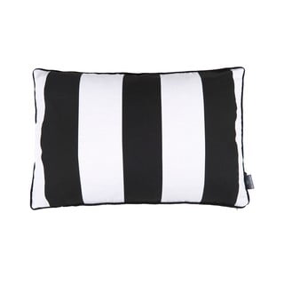 Čierno-biela obliečka na vankúš WeLoveBeds Belts, 40 × 60 cm