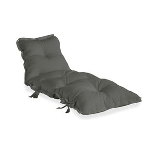 Tmavosivý variabilný futón vhodný do exteriéru Karup OUT™ Sit&Sleep Dark Grey