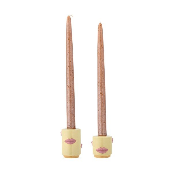 Kameninové svietniky v súprave 2 ks Sassy – Bloomingville-image-3