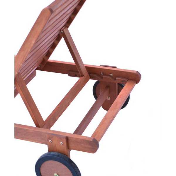 Drevené záhradné ležadlo Victoria - Rojaplast-image-4