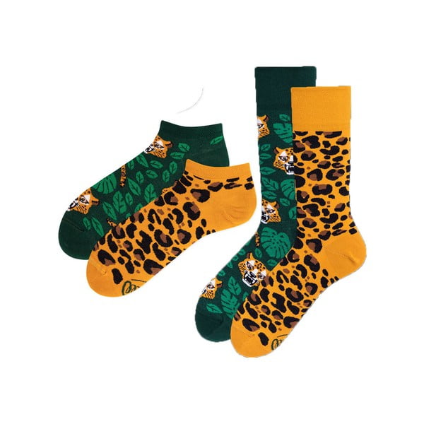 Sada 2 párov klasických a členkových ponožiek Many Mornings El Leopardo, veľ. 43-46