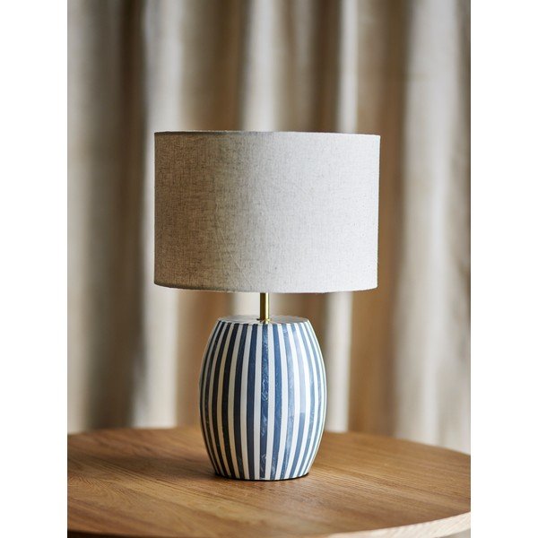Biela/sivá LED stolová lampa (výška  47 cm) Tali – Bloomingville-image-3