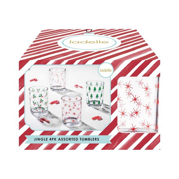 Poháre v súprave 4 ks 260 ml Jingle – Ladelle-image-1