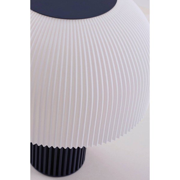 Biela/modrá plastová stolová lampa (výška  29 cm) Maya – Jotex-image-4