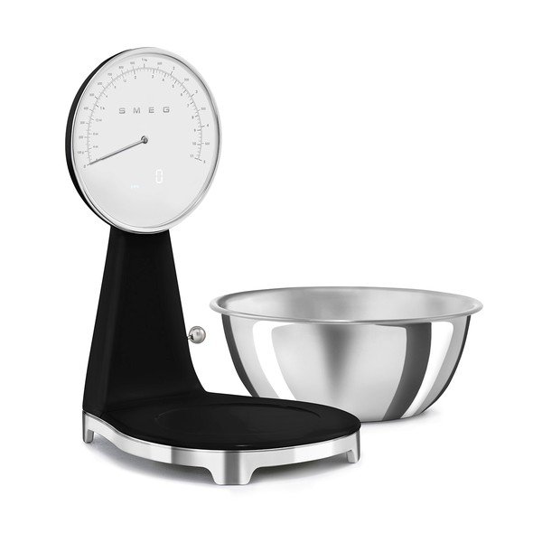 Čierna plastová digitálna kuchynská váha – SMEG-image-3