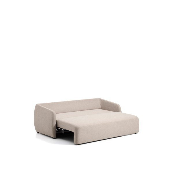 Béžová ženilková rozkladacia pohovka 218 cm Laira – Kave Home-image-3
