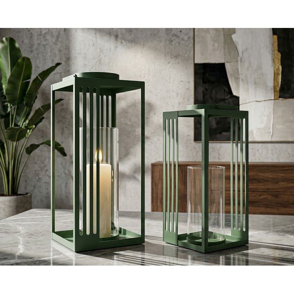 Kovový lampáš 2 ks (výška  43,5 cm) Linee – Mauro Ferretti-image-1