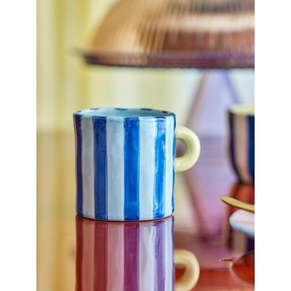 Modré/ružové keramické hrnčeky v súprave 2 ks 250 ml Phoenix – Bloomingville-image-3