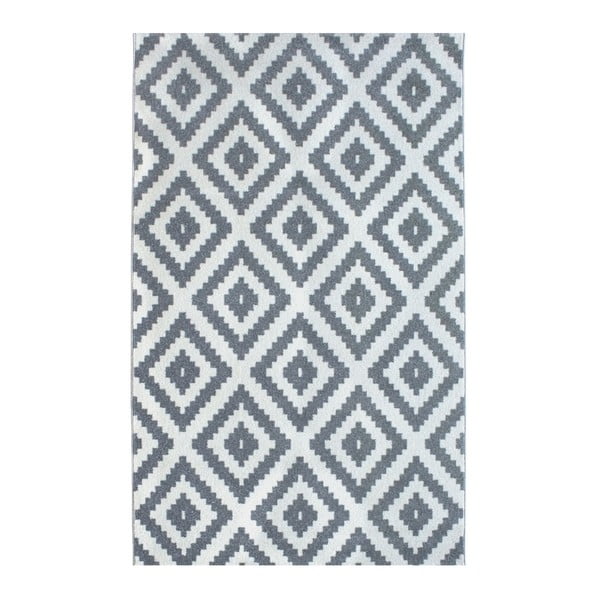 Sivo-biely koberec Razzo Mosaic, 120 × 170 cm