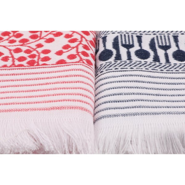 Bavlnené utierky v súprave 6 ks 40x60 cm Pecete – Foutastic-image-4