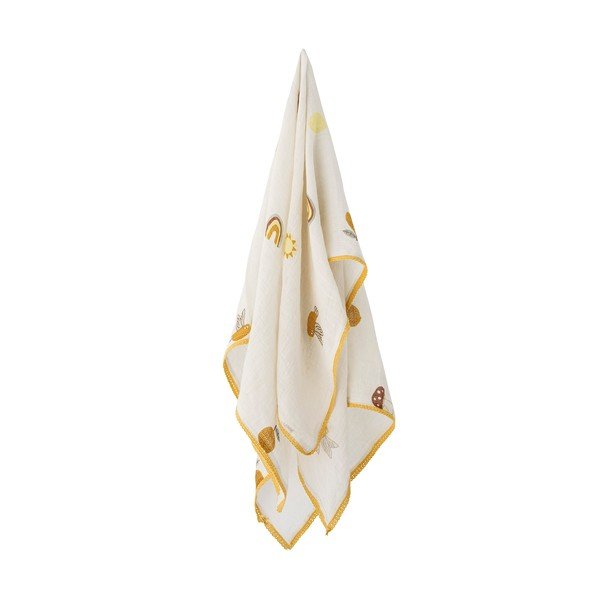 Biela detská deka 80x100 cm Agnes – Bloomingville Mini-image-4