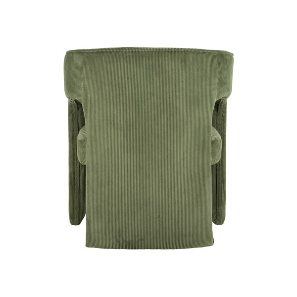 Zelené menčestrové kreslo Vigor – Leitmotiv-image-4