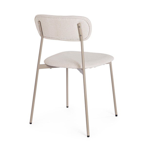 Taupe čalúnená jedálenská stolička Inka – Yes Everyday-image-4