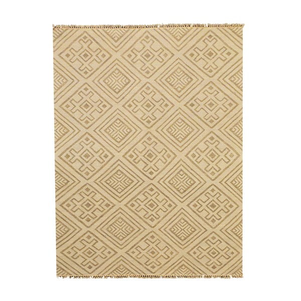 Ručne tkaný koberec Kilim Karuna, 60x90cm