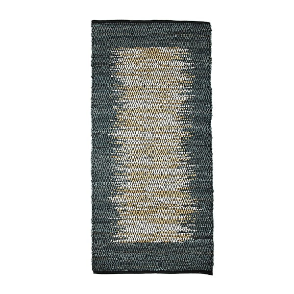 Kožený koberec Simla Natural, 140 × 70 cm