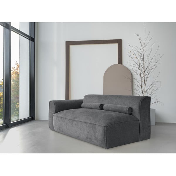 Sivý modul pohovky (ľavý roh) Flex Felix – Miuform-image-1