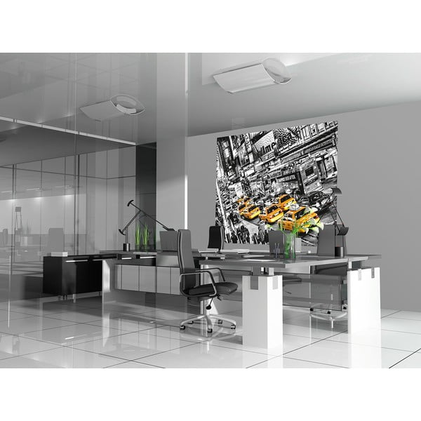Veľkoformátová tapeta Cabs Queue, 175x115 cm