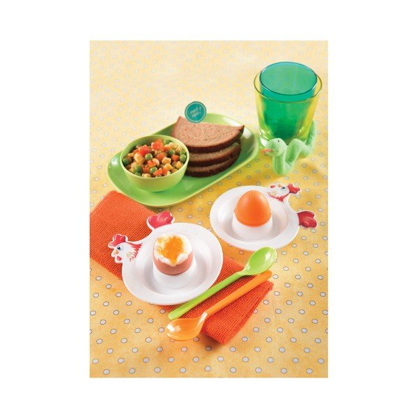 Set 2 kalíškov na vajíčka a soľničky Snips Breakfast-image-1