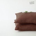 Ľanová obliečka na vankúš 50x70 cm Chocolate – Linen Tales