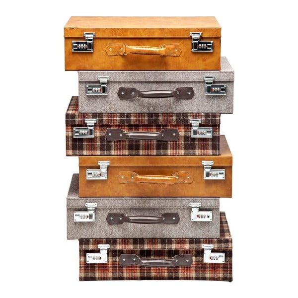 Komoda so 6 zásuvkami Kare Design Suitcase Highland
