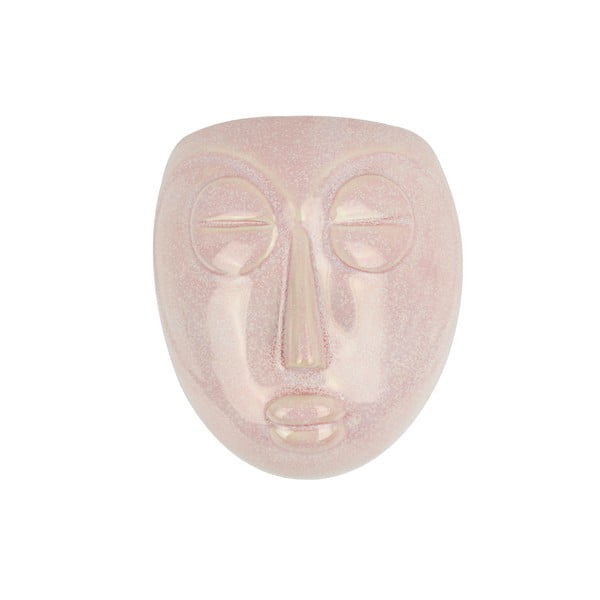 Ružový nástenný kvetináč PT LIVING Mask, 16,5 x 17,5 cm