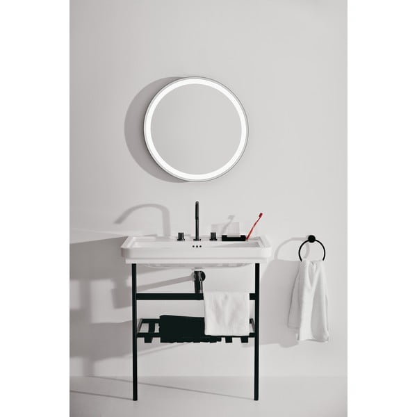 Čierny kovový podstavec pod umývadlo 56x82 cm Conca – Ideal Standard-image-3