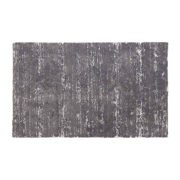 Sivá kúpeľňová predložka Aquanova Fiore, 80 × 160 cm