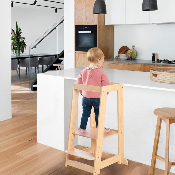 Bambusová učiaca veža v prírodnej farbe – Roba-image-2