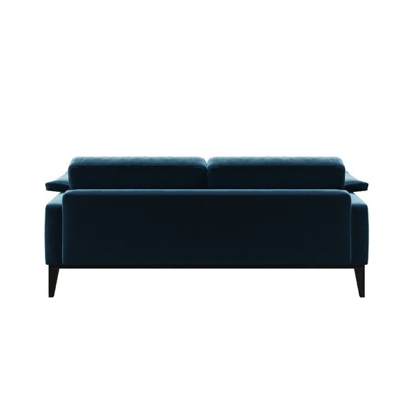 Modrá zamatová pohovka MESONICA Musso, 173 cm-image-3